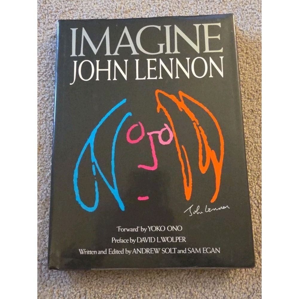 John‎ Lennon Imagine 1988 1st Edition Pictorial Collectible Book